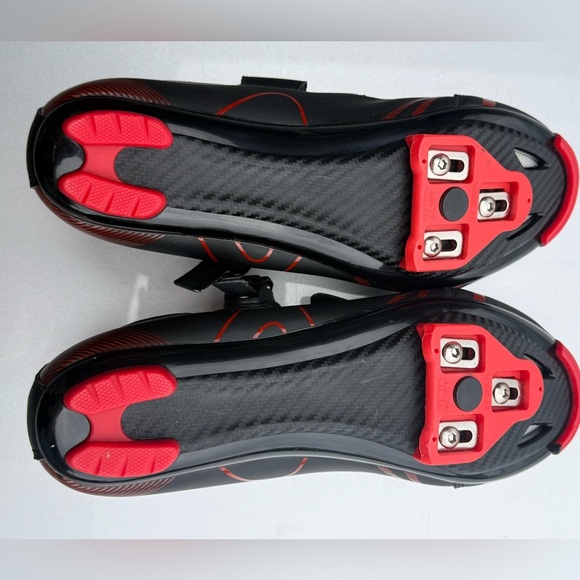 Kescoo Men’s Cycling Shoes Size 44 EU (US 10.5-11) – Look Delta Cleats Included - Picture 4 of 5